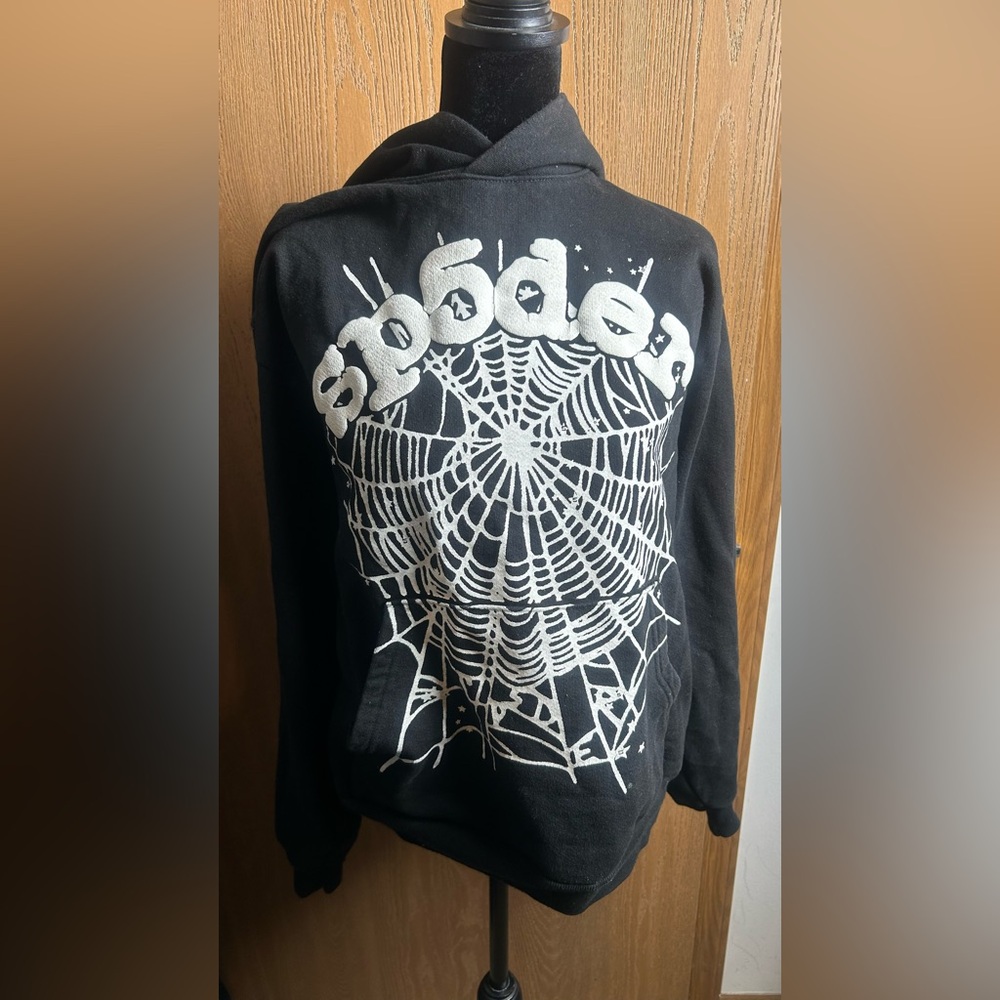 Sp5der OG Web Hoodie 'Black'